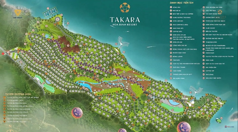 Phối cảnh dự án Takara Hòa Bình Resort