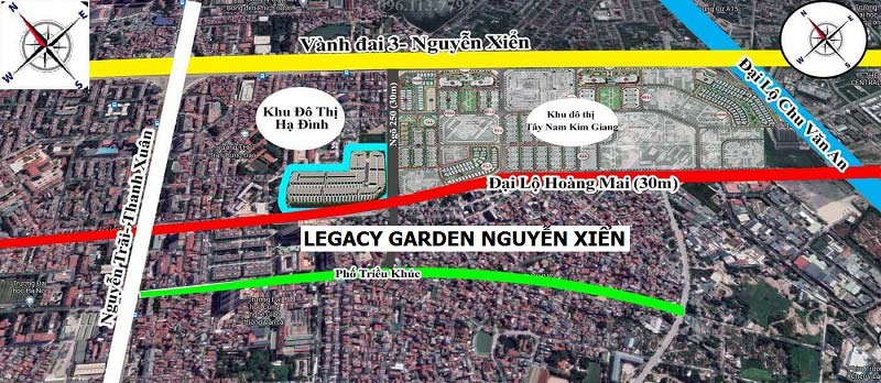Vị trí dự án Legacy Garden 214 Nguyễn Xiển (2)